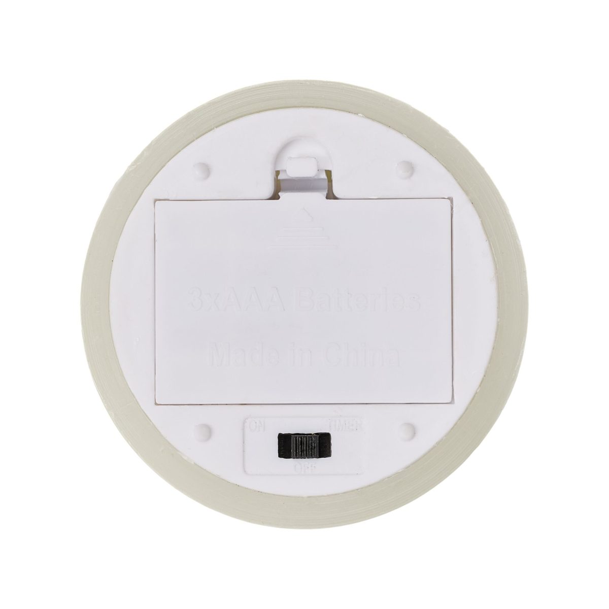 Set de 3 lumanari LED cu telecomanda, dimensiuni diferite, ceara/plastic, crem - imagine 7