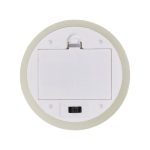 Set de 3 lumanari LED cu telecomanda, dimensiuni diferite, ceara/plastic, crem - imagine 7