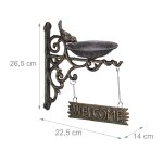 Adapatoare pentru pasari, din fonta,  26,5 x 14 x 22,5 cm - imagine 2