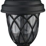 Pachet 4 lampi solare, de exterior pentru gradina, 42,5 x 10 cm, negru - imagine 9