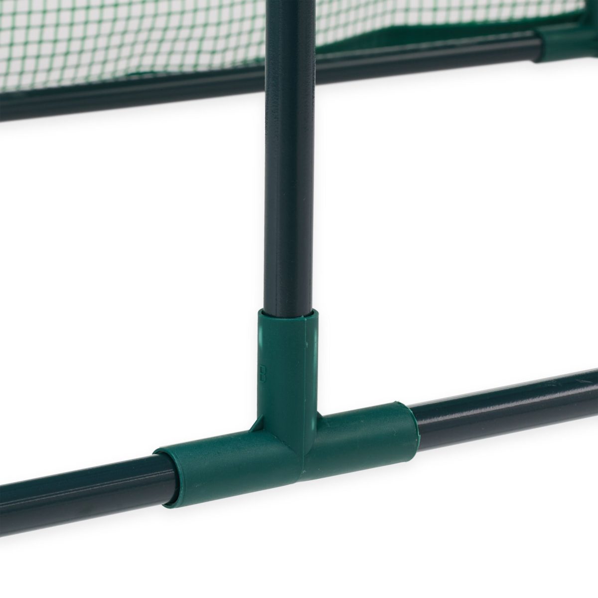 Mini sera pentru gradina, cadru din fier, verde, 50 x 128 x 60 cm - imagine 8