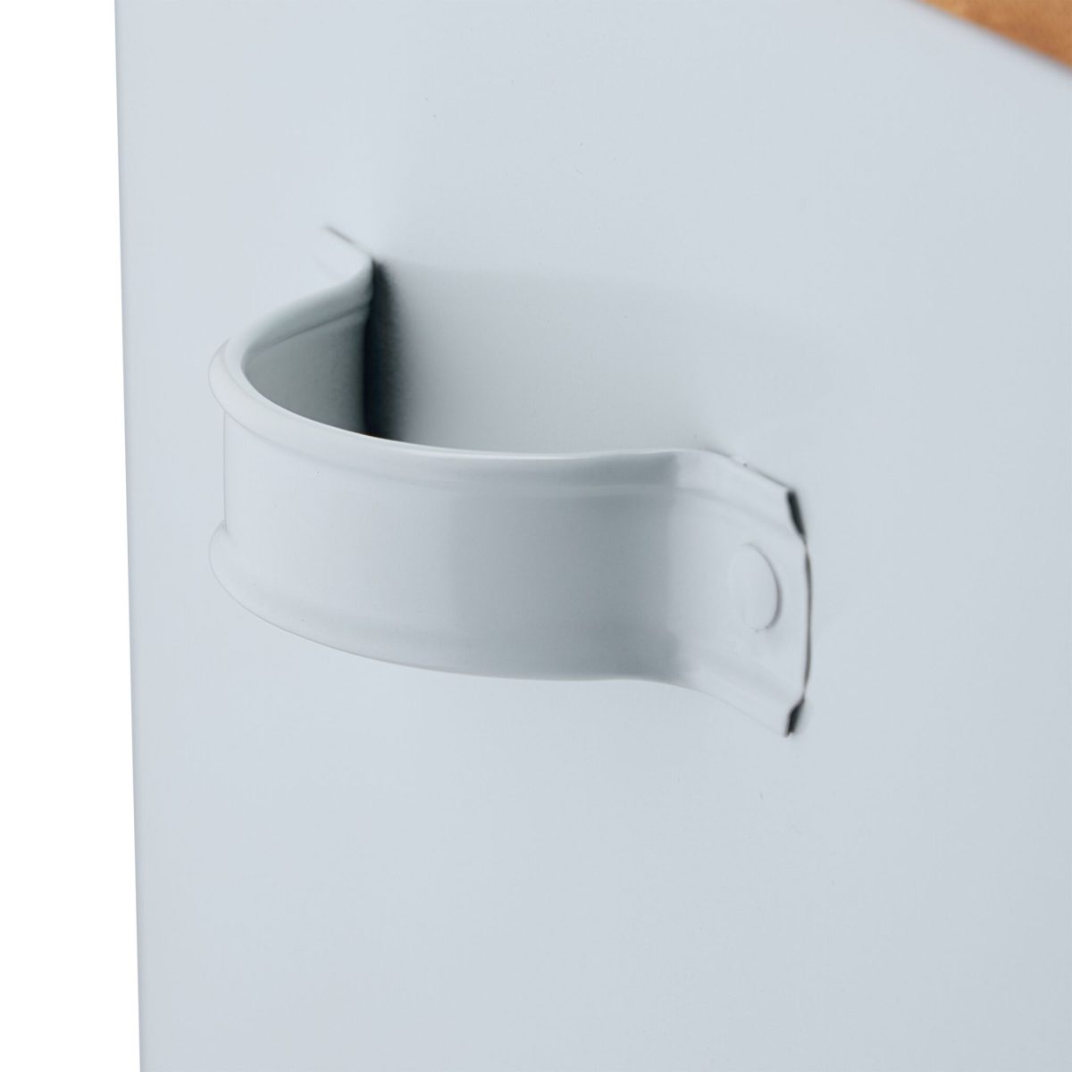 Set 2 recipiente pentru hrana animale/diverse, capac din bambus, 5,5 l si 13,5 l, fier - imagine 6