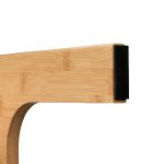 Scaun pentru toaleta, din bambus, 21 x 42 x 30 cm - imagine 7