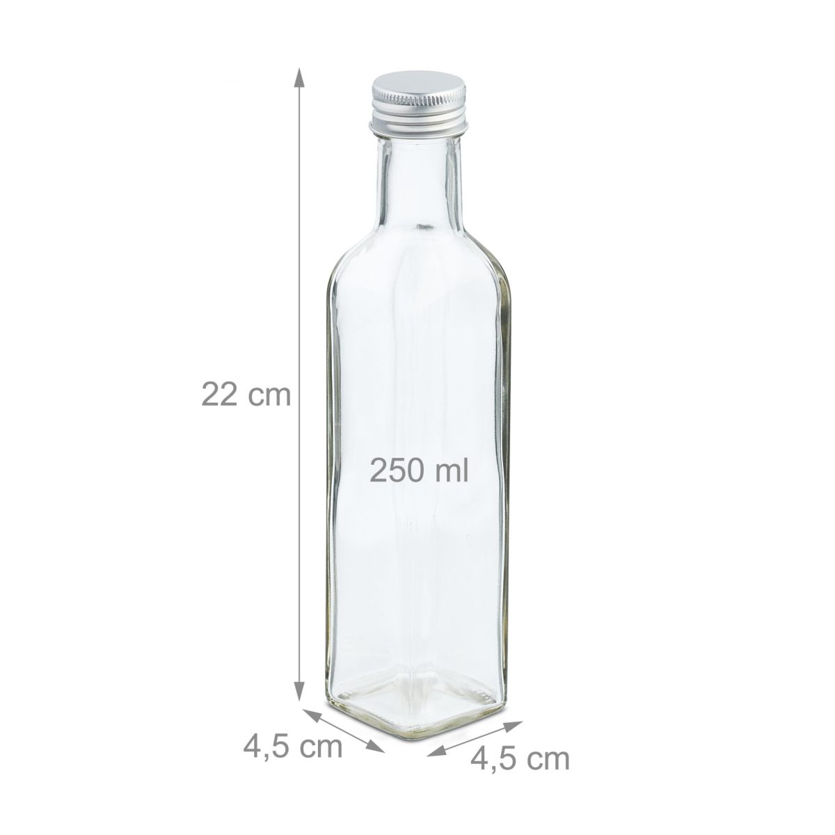 Set de 10 dozatoare pentru otet si ulei, din sticla, 22 x 4,5 x 4,5 cm - imagine 6
