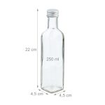 Set de 10 dozatoare pentru otet si ulei, din sticla, 22 x 4,5 x 4,5 cm - imagine 6
