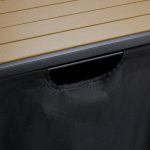 Cos de rufe mobil cu 2 compartimente, raft, 75 x 80 x 33 cm - imagine 8
