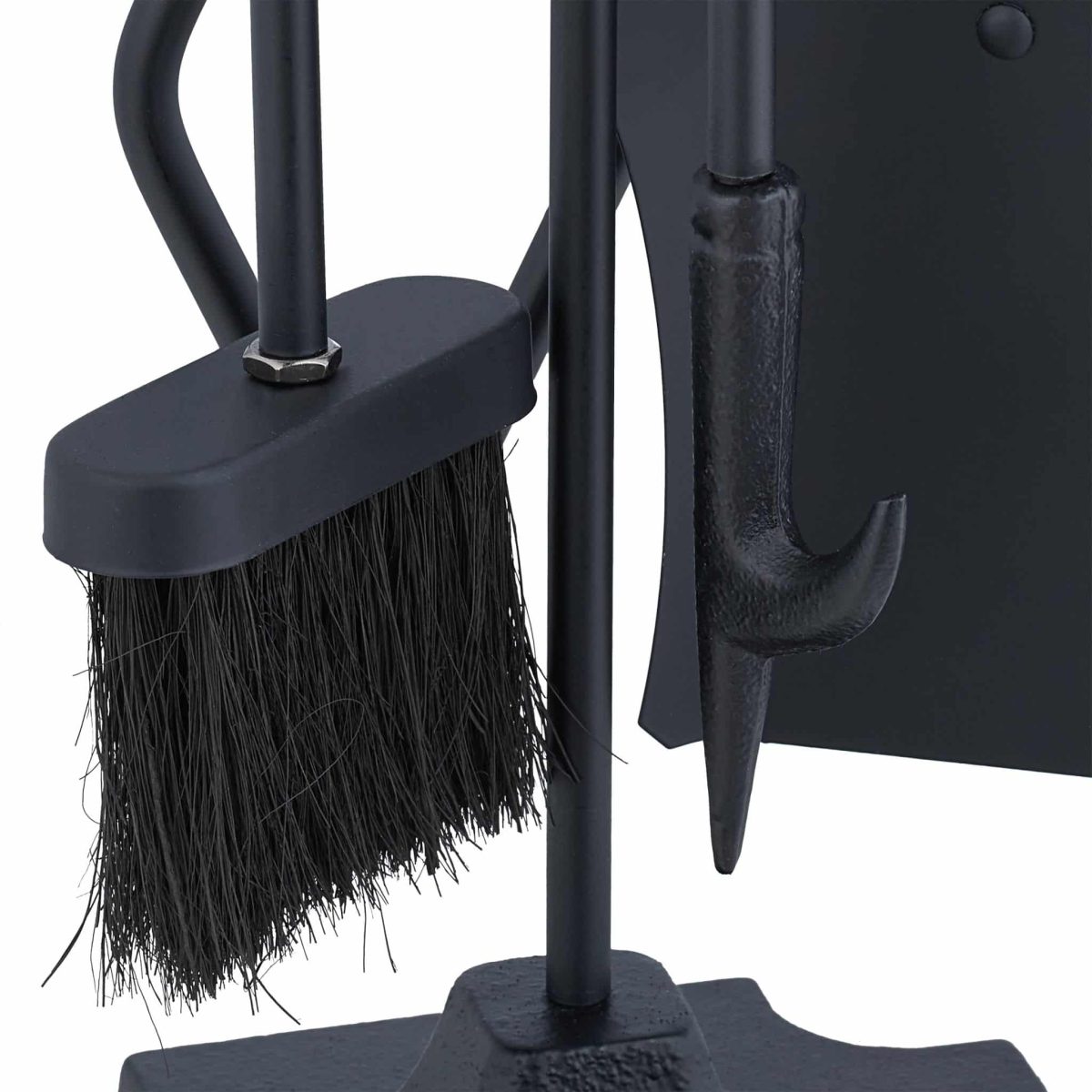 Set accesorii pentru semineu, 5 piese cu suport, 81 x 19 x 19 cm - imagine 9
