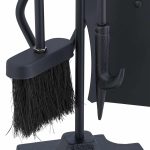 Set accesorii pentru semineu, 5 piese cu suport, 81 x 19 x 19 cm - imagine 9