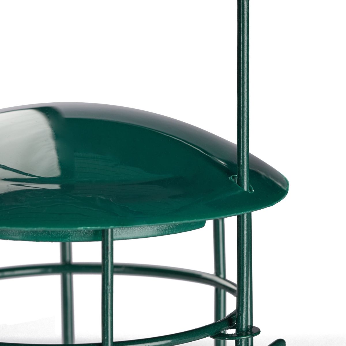 Set de 3 recipiente pentru hrana pasari, fier, verde, 31 x 8,5 cm - imagine 8