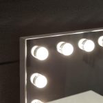 Oglinda cu iluminare LED de 3 culori, senzor tactil, cadru MDF, alb, 58 x 43 cm - imagine 4