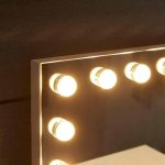 Oglinda cu iluminare LED de 3 culori, senzor tactil, cadru MDF, alb, 58 x 43 cm - imagine 5
