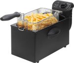 Friteuza cu ulei, Bestron, 3,5 l, temperatura reglabila, 2200 W, negru