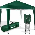Pavilion impermeabil, cu protectie UV pentru gradina/terasa/curte, Tillvex, poliester, 3x3x2,5, verde