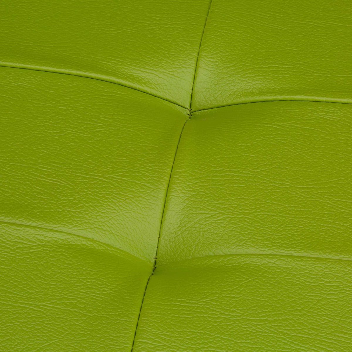 Taburet pliabil, piele ecologica, 38 x 76 x 38 cm, cu spatiu depozitare, verde - imagine 7