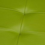 Taburet pliabil, piele ecologica, 38 x 76 x 38 cm, cu spatiu depozitare, verde - imagine 7