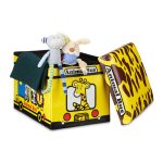 Taburet pliabil Relaxdays, Animal bus, multicolor, 32 x 48 x 32 cm