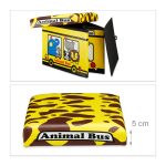 Taburet pliabil Relaxdays, Animal bus, multicolor, 32 x 48 x 32 cm - imagine 3