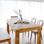 Set decorativ suport pentru 3 lumanari, maro deschis/inchis, dimensiuni 8,5 x 50,5 x 16,5 cm, Relaxdays - imagine 4