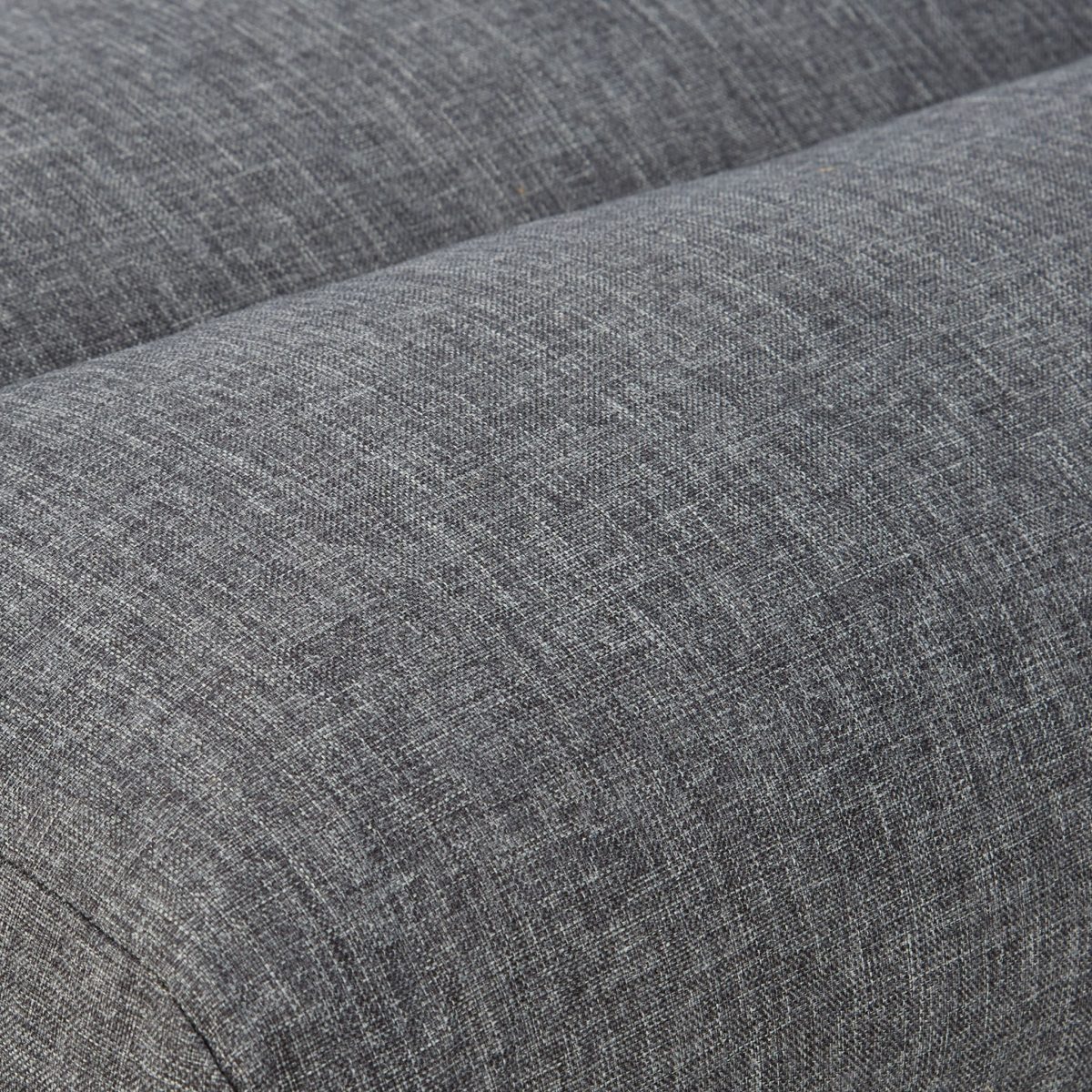 Fotoliu de podea extensibil Relaxdays, spatar reglabil pe 9 niveluri, gri, din MDF si spuma, 60x130x55 cm - imagine 2
