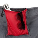 Hamac camping, pana la 200kg, rosu, Relaxdays - imagine 6