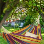 Hamac XXL, bumbac, capacitate 300kg, 150cm x 200cm, multicolor, Relaxdays - imagine 2