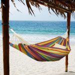 Hamac XXL, bumbac, capacitate 300kg, 150cm x 200cm, multicolor, Relaxdays - imagine 3