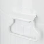 Cos de gunoi Relaxdays, alb, cu pedala, din metal, 3 l - imagine 6
