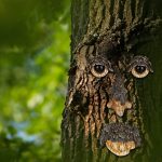 Decoratiune de gradina, 4 piese, din polirasina si metal - imagine 2