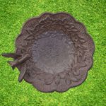 Adapatoare pentru pasari, din fonta, 40 x 20 x 18 cm - imagine 3