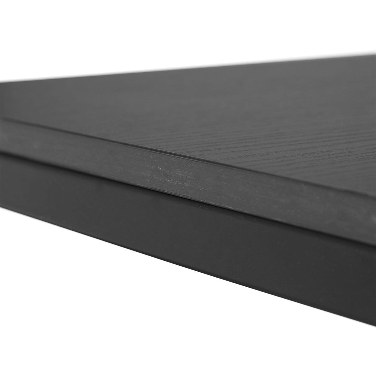 Masuta de cafea, din MDF/metal, 59,5 x 30 x 45 cm, negru - imagine 2