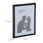 Set 2 rame pentru fotografii 20x30 cm, negru, Relaxdays - imagine 5