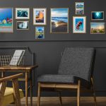 Set 2 rame pentru fotografii 20x30 cm, alb, Relaxdays - imagine 2