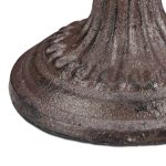 Sfesnic vintage, fabricat din fonta, dimensiunsi 19 x 9 cm, maro/negru, Relaxdays - imagine 5