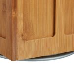 Suport rotativ capsule cafea, tip Dolce Gusto, 8 compartimente, din bambus, pana la 56 de capsule, 40.5 x 14 x 14 cm, RelaxDays - imagine 9