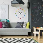 Ceas de perete, multicolor, adeziv, dimensiuni 10,5 x 3,5 cm, Relaxdays - imagine 3