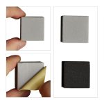 Ceas de perete, adeziv, dimensiuni 10,5 x 3,5 cm, argintiu/negru/gri, Relaxdays - imagine 7