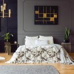 Masuta cafea, design industrial, MDF/otel, maro/negru - imagine 3