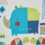 Scaun/taburet cu spatiu de depozitare pentru copii, dimensiuni 31 x 31 x 31 cm, animale, Relaxdays - imagine 8