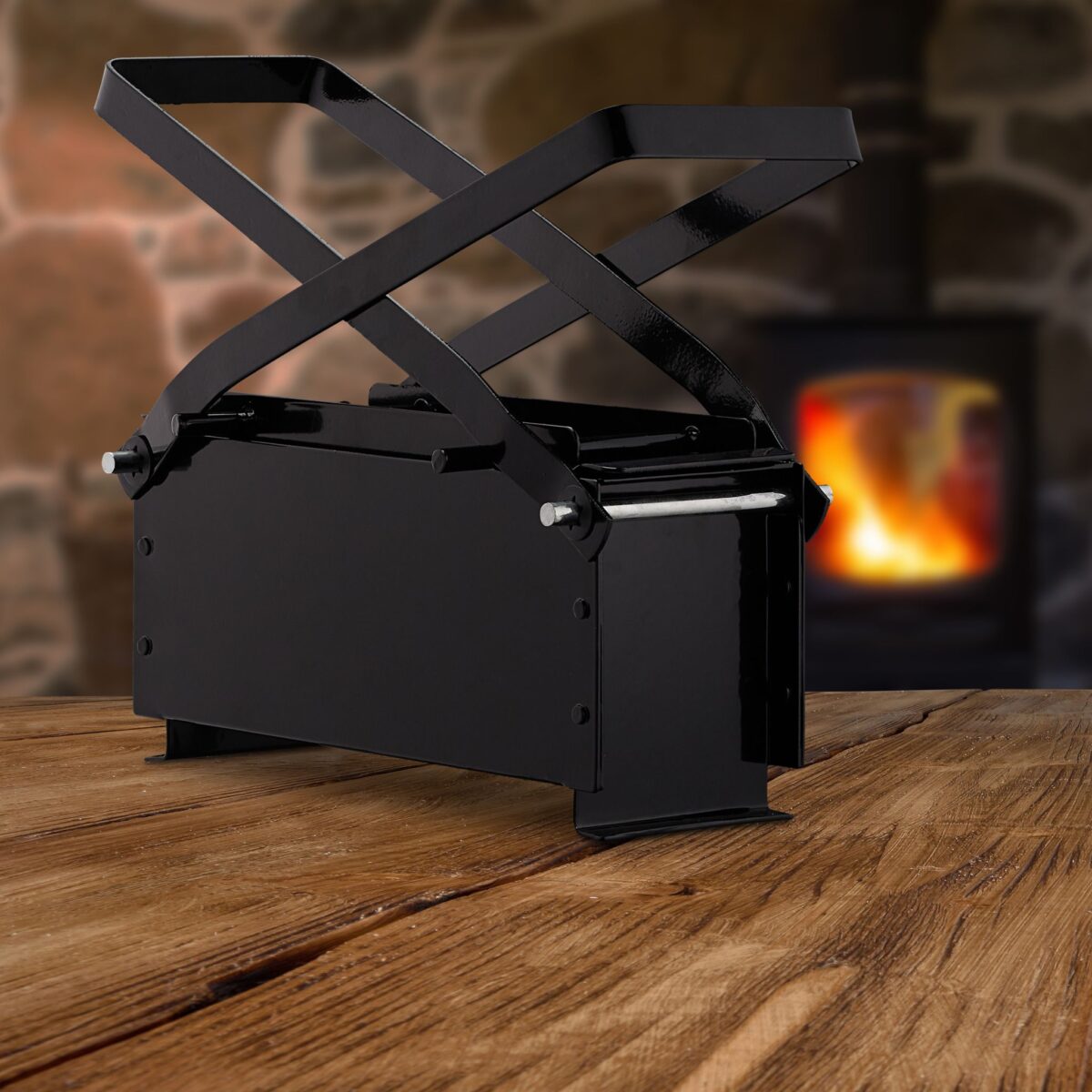 Presă manuală pentru brichete din hârtie – reciclare ecologică, din oțel, 2.7 kg - imagine 2