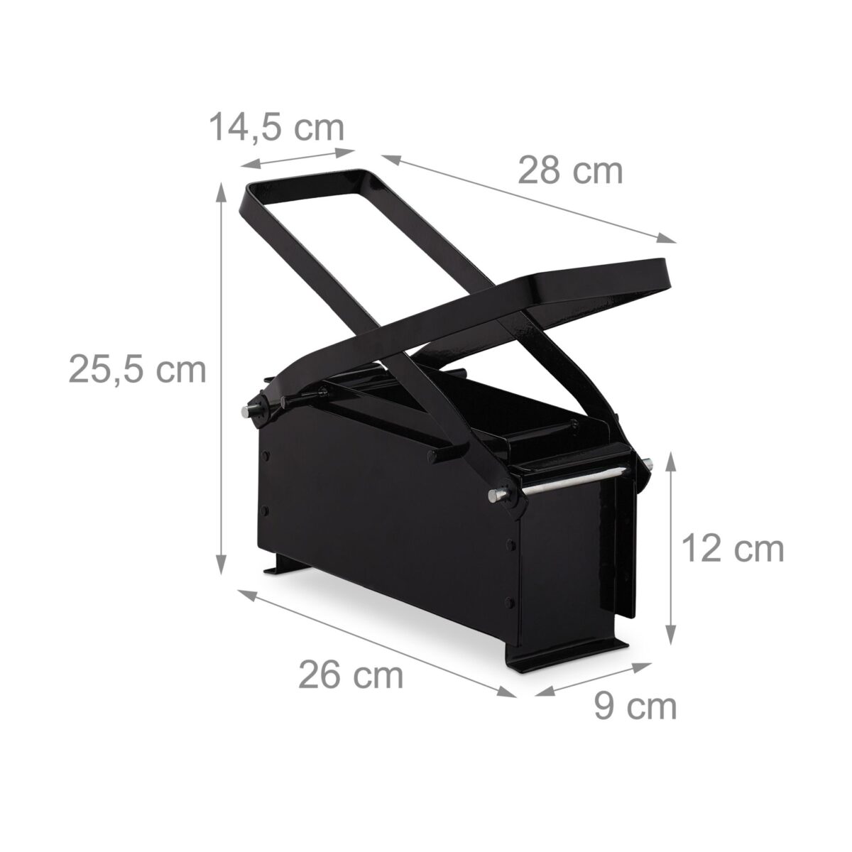 Presă manuală pentru brichete din hârtie – reciclare ecologică, din oțel, 2.7 kg - imagine 4