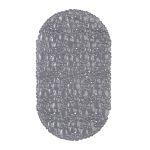 Covor antiderapant pentru cada, Relaxdays, gri, 0.7 x 67 x 38 cm