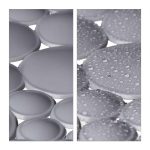 Covor antiderapant pentru cada, Relaxdays, gri, 0.7 x 67 x 38 cm - imagine 5