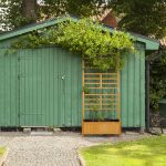Jardiniera cu spalier pentru flori cataratoare, folie interioara, lemn de molid, 38 l, 171 x 71 x 31,5 cm - imagine 5