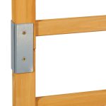 Jardiniera cu spalier pentru flori cataratoare, folie interioara, lemn de molid, 38 l, 171 x 71 x 31,5 cm - imagine 7