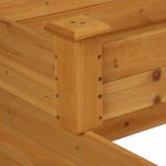 Jardiniera cu 3 niveluri, lemn de brad, 46 x 122 x 122 cm - imagine 5