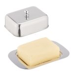 Platou servire cu capac, din inox, 7 x 18, 5 x 12 cm
