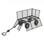 Carucior de gradina pentru transport universal, cu prelata si manusi, , sarcina 550 kg, 114 x 52 x 105 cm, negru - imagine 4