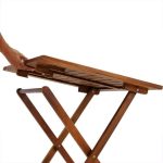 Masa cu 2 scaune pentru terasa/gradina, CASARIA®, lemn de salcam, maro - imagine 4
