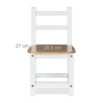 Scaun din bambus pentru copii, dimensiuni 50 x 28,5 x 28 cm, Relaxdays - imagine 5