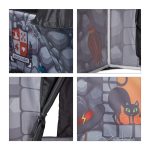 Cort de joaca pentru copii Relaxdays, poliester, multicolor, 110x110x132 cm - imagine 3